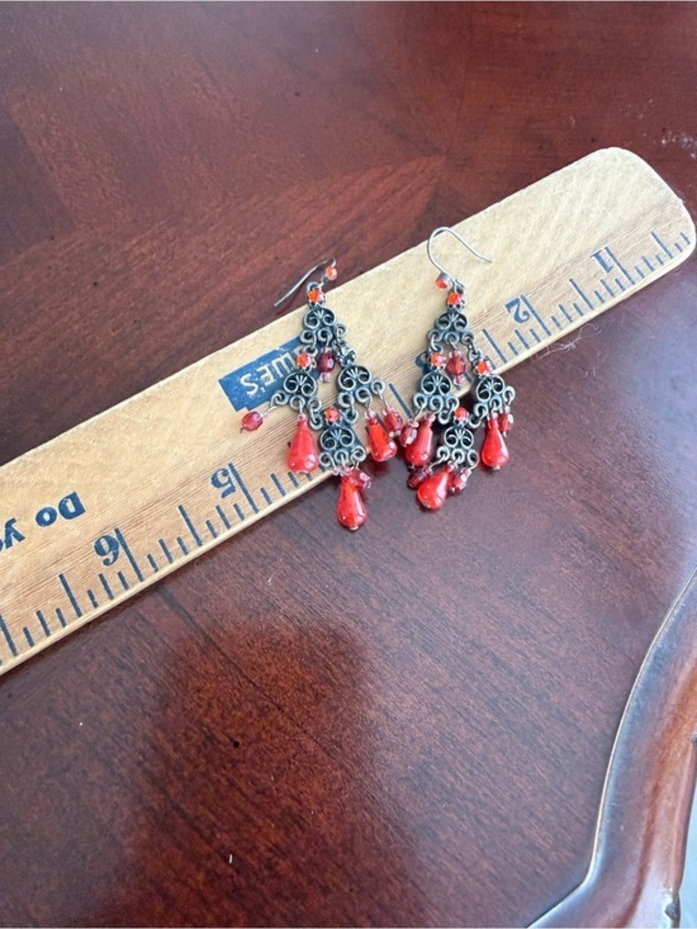 Vintage Chandelier Fish Hook Earrings